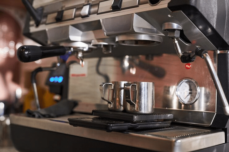 small cafe equipment setup