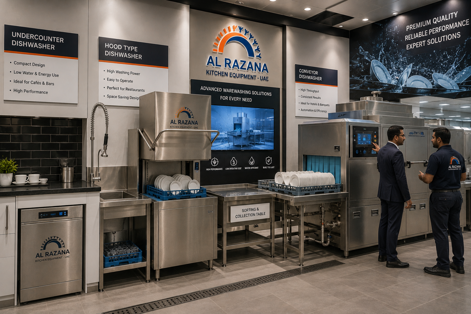Types of Commercial Dishwashing Systems in the UAE